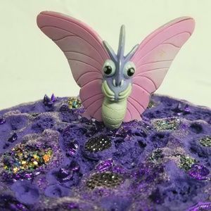 Custom Venomoth Pokemon Terrarium Ornament